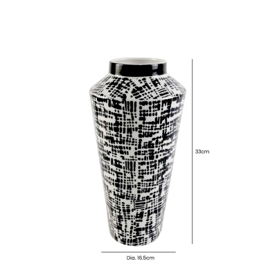 Black & White Ceramic Vase