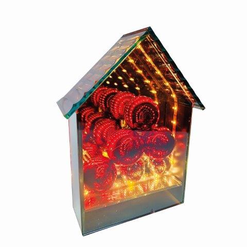 LED Bauble House 18.5cm