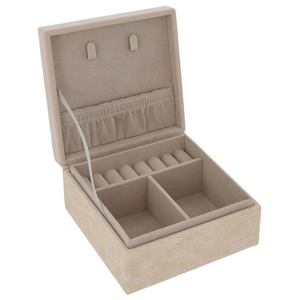 Large Square Jewellery Box - Oyster