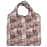 Foldable Clip Shopping Bag - Cats & Dogs