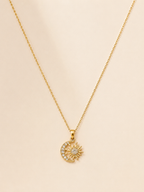 Baby Moon Star Gold Necklace
