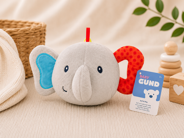 Gund Flappy Sensory Elephant Head