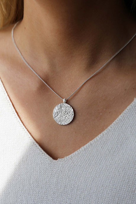 Tutti Artic Disc Necklace - Silver