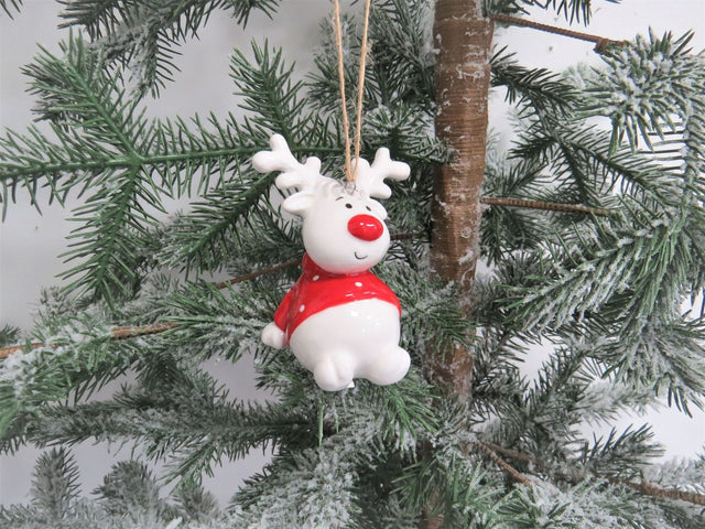 Sitting Reindeer Decoration