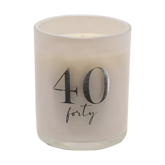 40th Birthday Candle