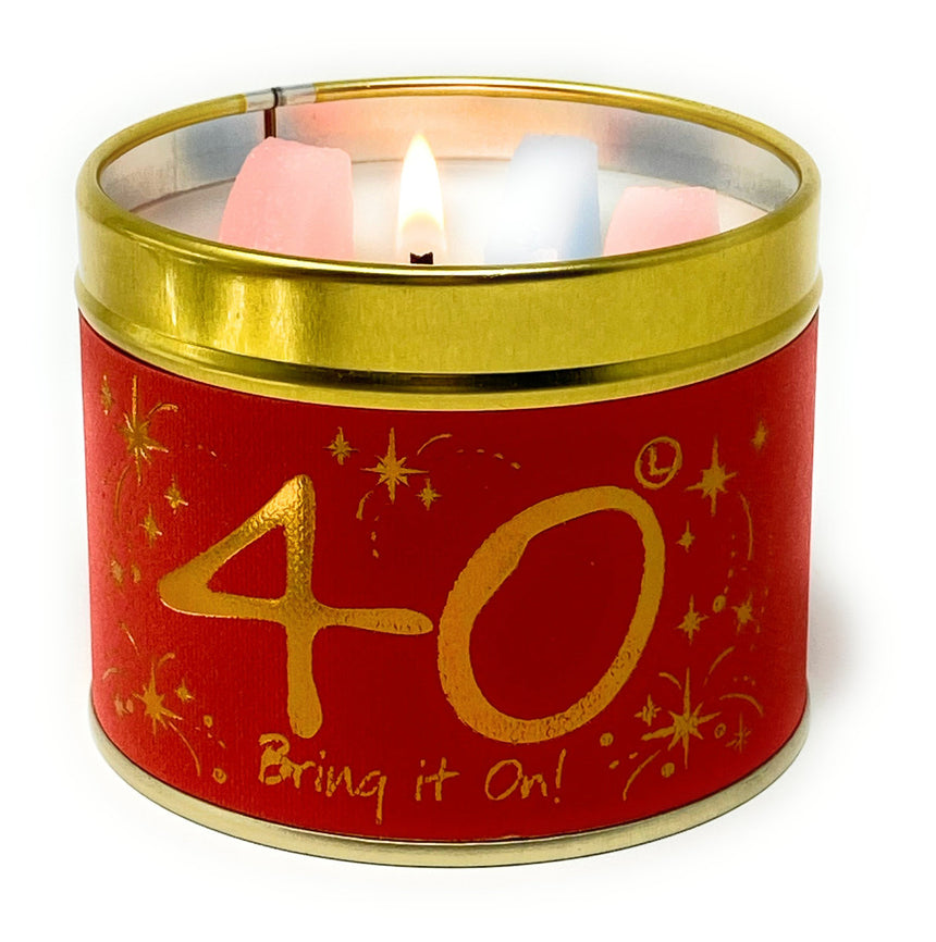 40th Birthday Candle