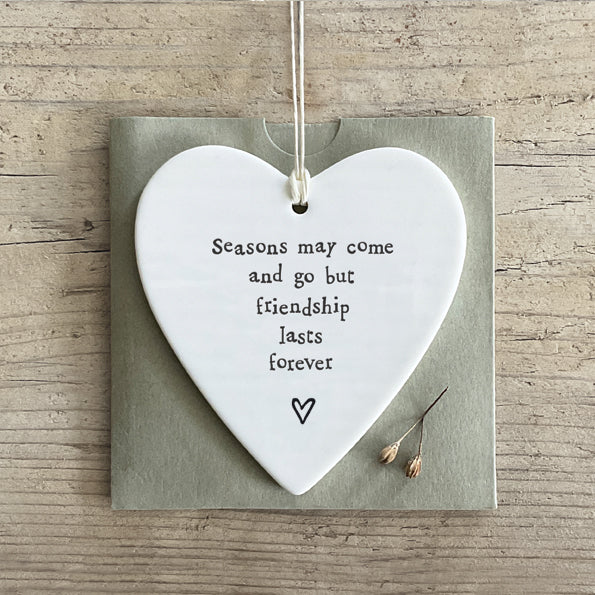 East of India Heart - Friendship Lasts Forever