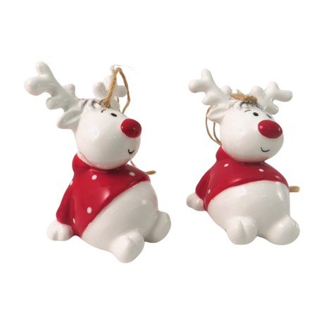 Sitting Reindeer Decoration