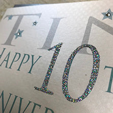 10th Anniversary Card