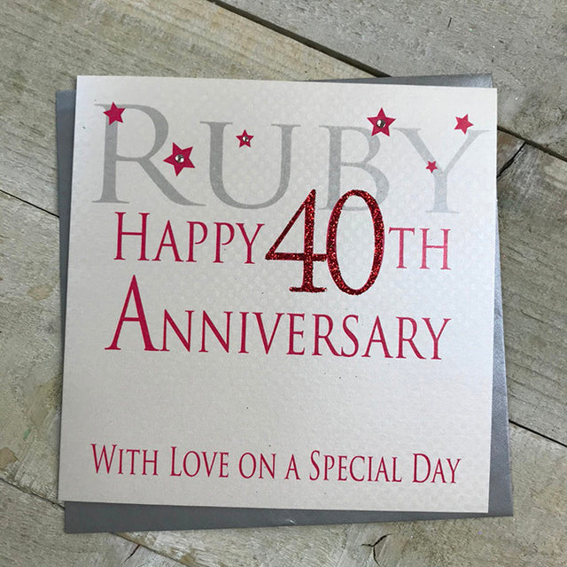 40th Anniversary Card