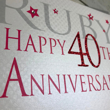 40th Anniversary Card
