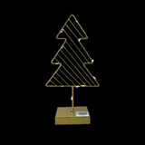 LED Light Up Gold Tree 32cm