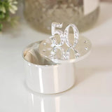 50th Birthday Trinket Box with Crystal