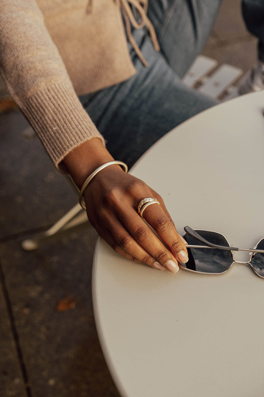 Tutti Wave Ring Silver