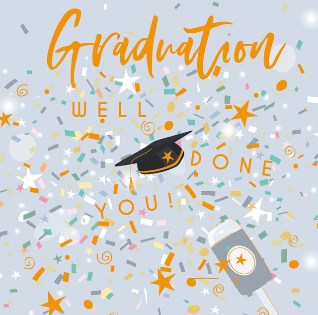 Graduation Card - Confetti