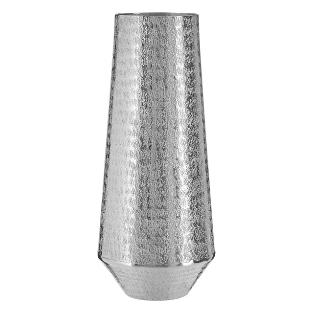 Safia Hammered Silver Small Vase