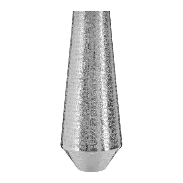 Safia Hammered Silver Vase