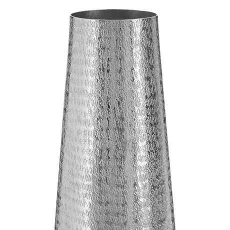 Safia Hammered Silver Vase