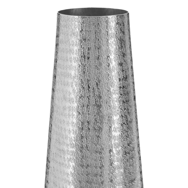 Safia Hammered Silver Vase