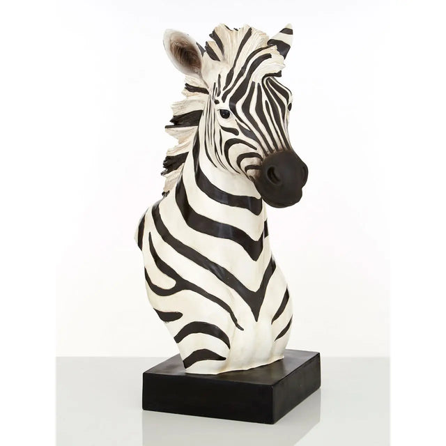 Large Boho Zebra Head