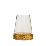 Martele Gold Hurricane Candle Holder - Small