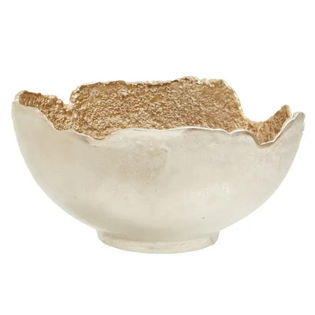Dion Two Tone Silver & Gold Bowl - Large