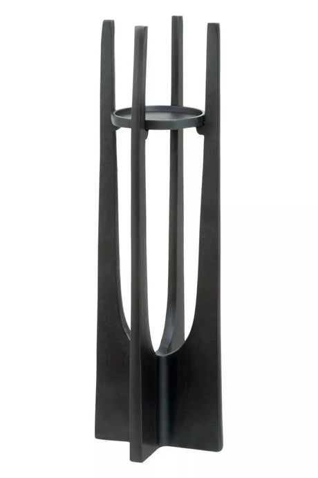 Dante Black Candle Holder Large