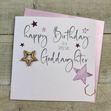 Happy Birthday Goddaughter - Stars