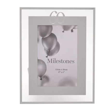 60th Birthday 4' X 6' Mirror Photo Frame