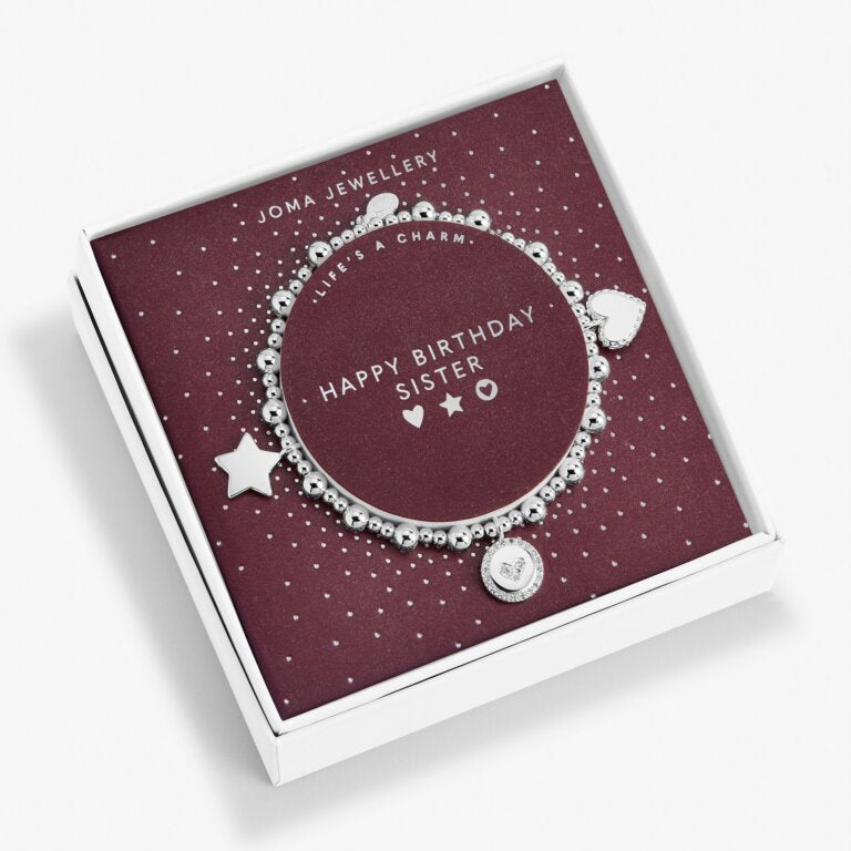 Joma Lifes A Charm "Happy Birthday Sister" Bracelet