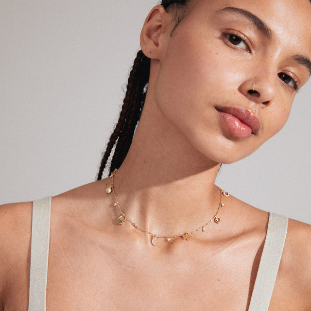 Pilgrim Prucence Necklace - Gold