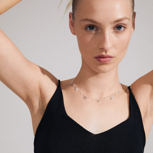 Pilgrim Prucence Necklace - Silver