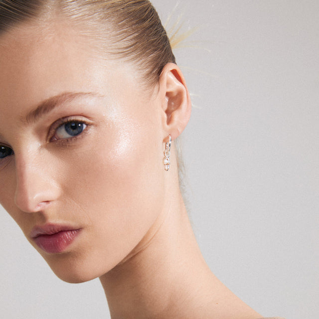 Pilgrim Prucence Earrings - Silver