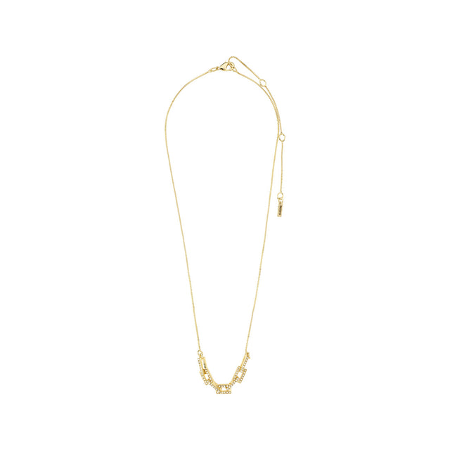 Pilgrim Coby Crystal Pendent Necklace - Gold