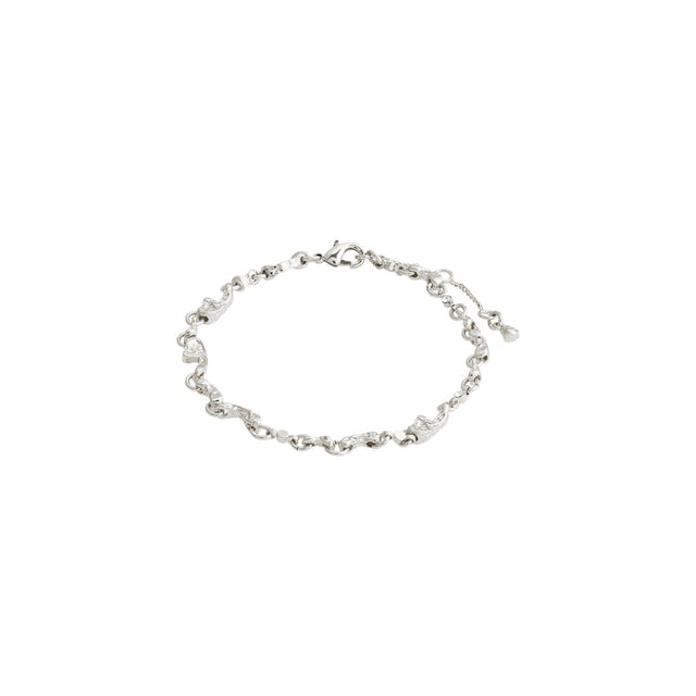 Pilgrim Hallie Crystal Bracelet Silver