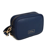 Alice Wheeler Navy Mini Soho Crossbody Bag