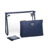 Alice Wheeler Navy 3pc Beauty/Makeup Gift Set