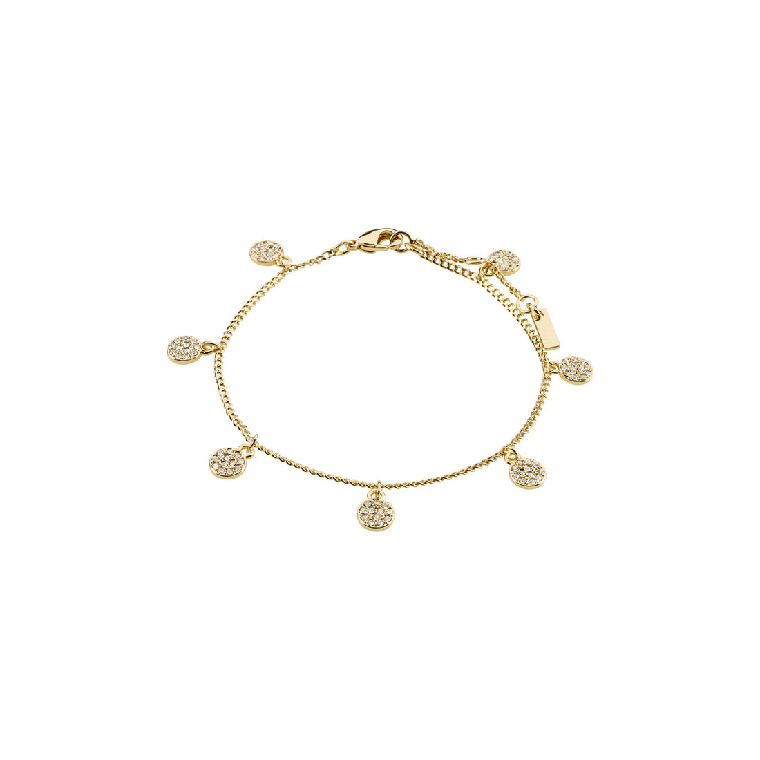 Pilgrim Chayenne Crystal Bracelet Gold