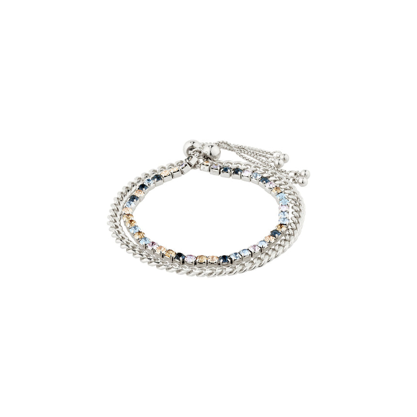 Pilgrim Reign 2-In-1 Bracelet Silver