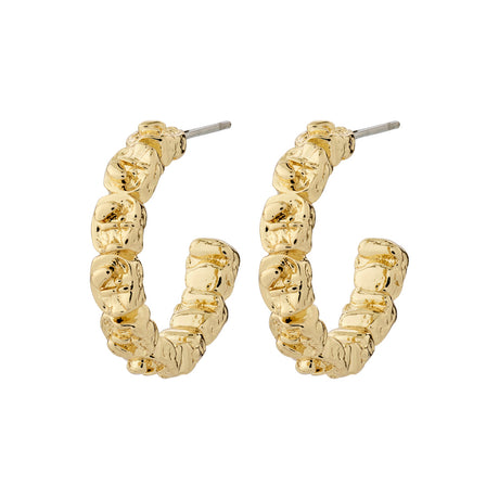 Pilgrim Scottie Hoop Earrings Gold