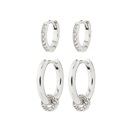 Pilgrim Scottie set of 2 Hoop Earrings S