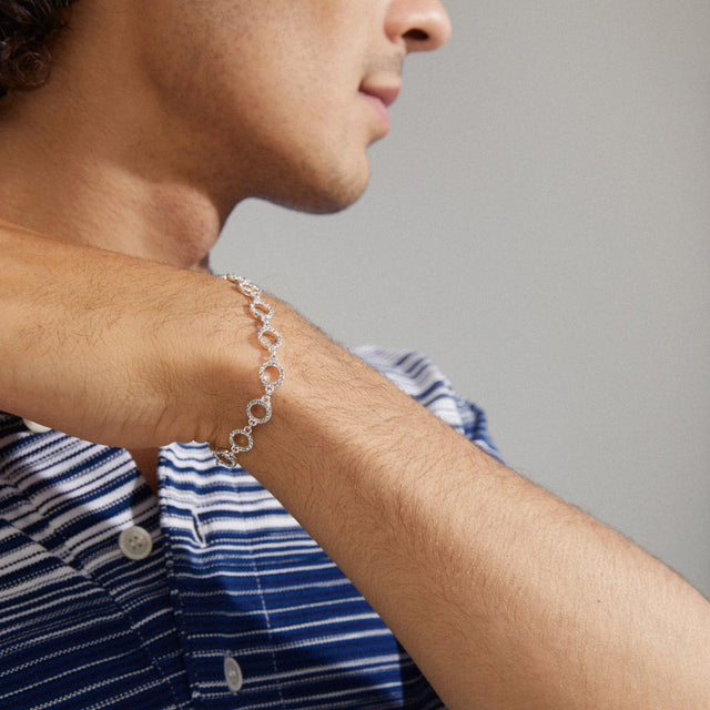 Pilgrim Rogue Halo Bracelet - Silver