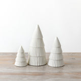 Glazed White Tree 8cm