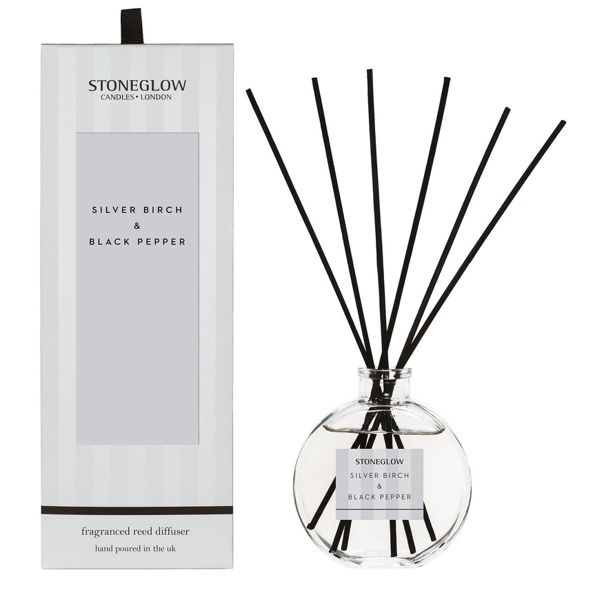 Stoneglow Silver Birch & Black Pepper Reed Diffuser