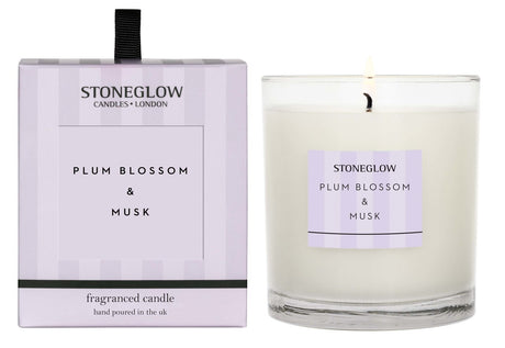 Stoneglow - Plum Blossom & Musk Glass Candle