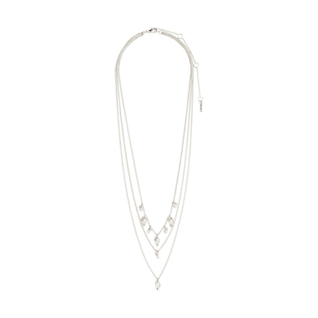 Pilgrim Jules Necklace Silver Plated