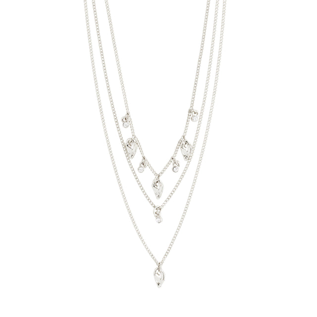 Pilgrim Jules Necklace Silver Plated