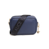 Alice Wheeler Navy Mini Soho Crossbody Bag