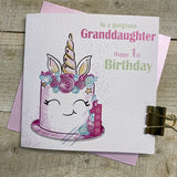 Gorgeous Granddaughter 1st Birthday Card