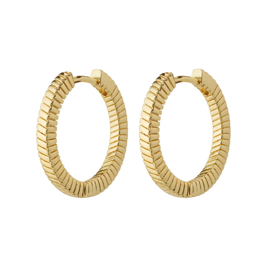 Pilgrim Dominique Hoop Earrings Gold